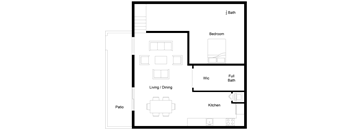 a blueprint of a floor plan of a house