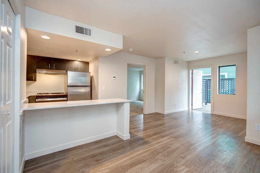 Kent Apartments- Astral Apartments- Kitchen- stainless steelKent Apartments- Astral Apartments- Kitchen- stainless steel- bar counter