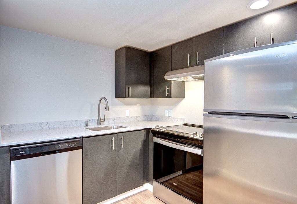 Kent Apartments- Astral Apartments- Kitchen- stainless steel