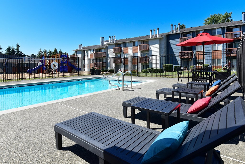 take a dip in our resort style pool