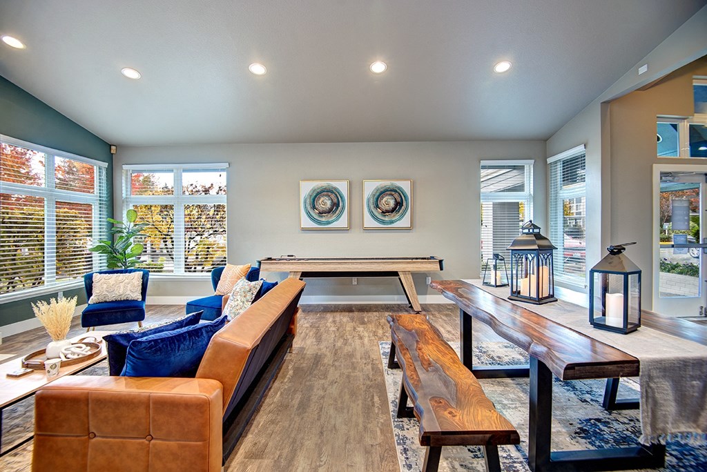 Tacoma Apartments- Heatherstone Apartments-common spaces- clubhouse