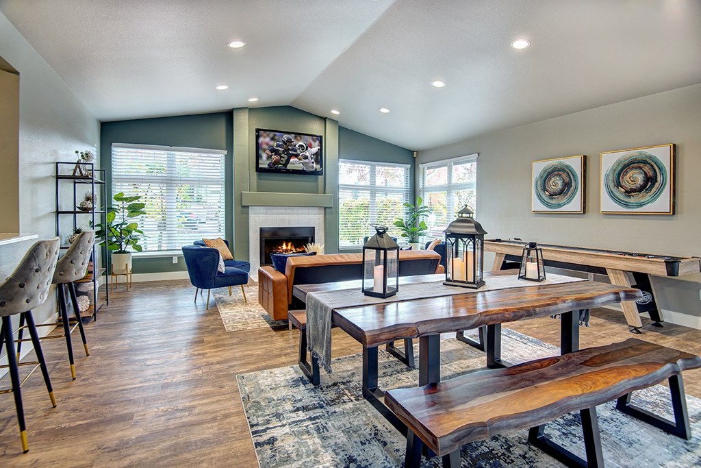 Tacoma Apartments- Heatherstone Apartments-common spaces- clubhouse