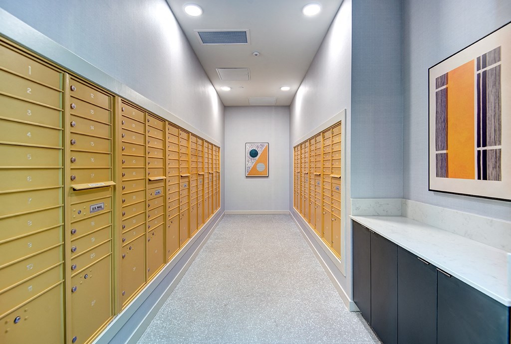 Package Room at Hazel Apartments, Edmonds, Washington