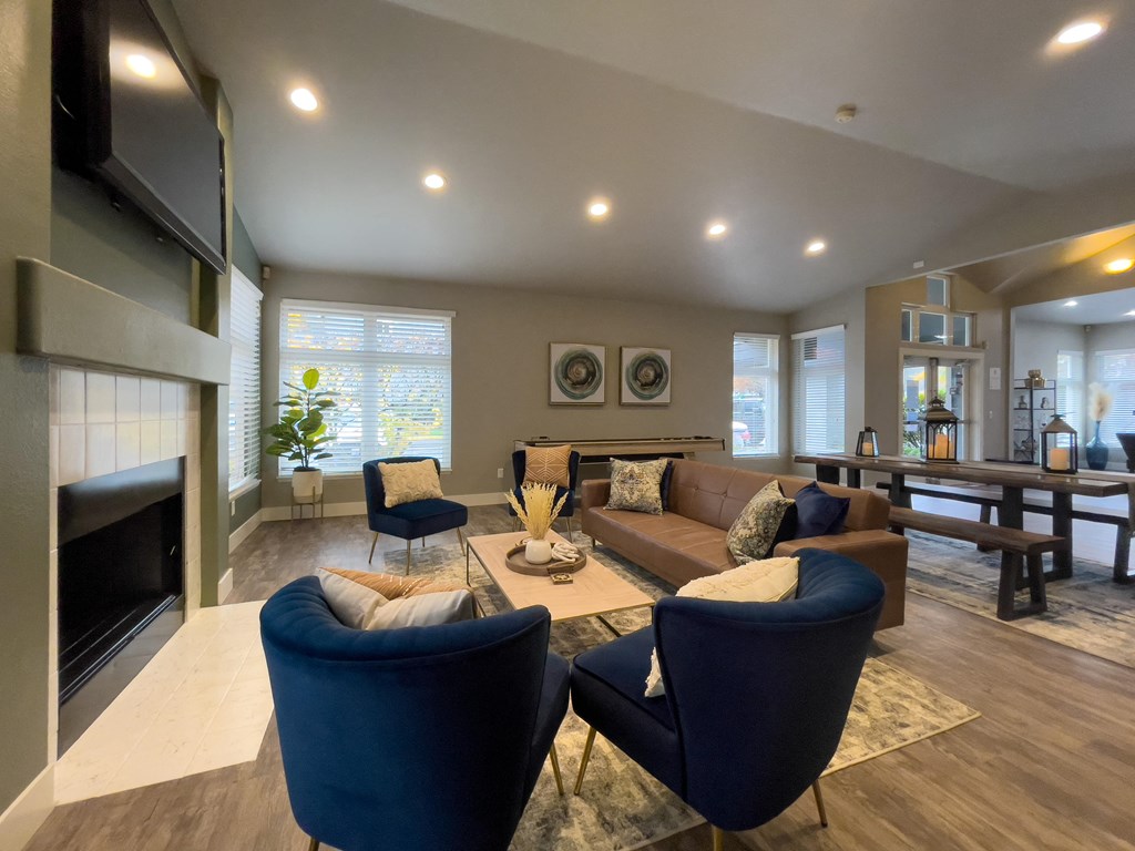 Tacoma Apartments- Heatherstone Apartments-common spaces- clubhouse