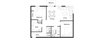 Two Bedroom Apartment in Seattle