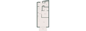 A1 Floor Plan at Cru at Willows, Redmond Washington