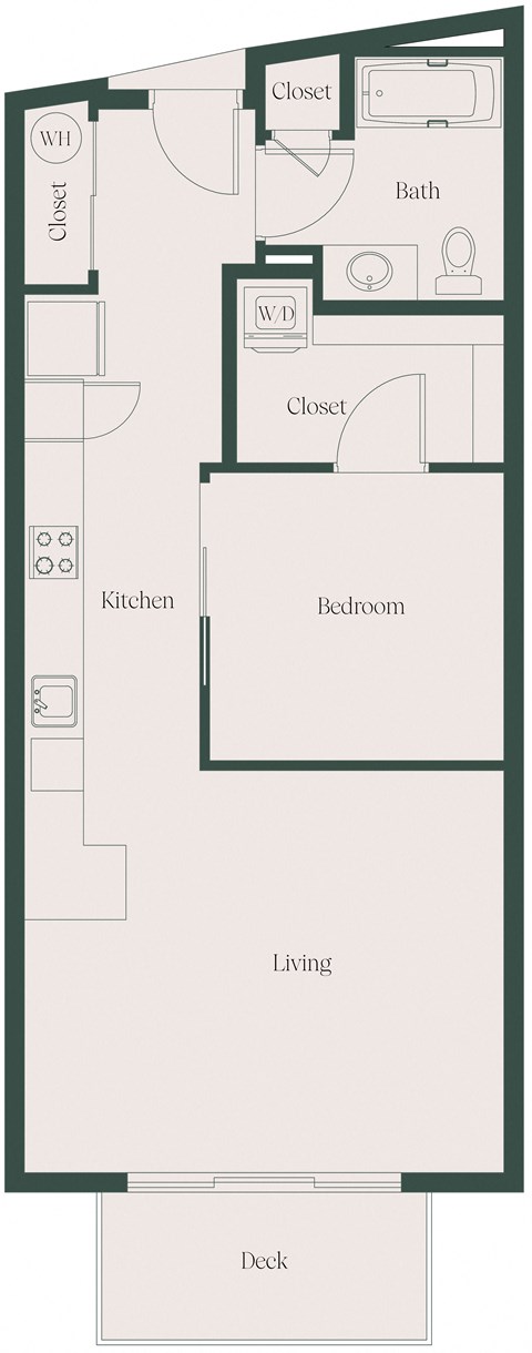 A1 Floor Plan at Cru at Willows, Redmond Washington