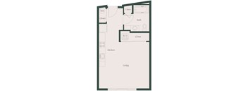 A4 Floor Plan at Cru at Willows, Redmond, 98052