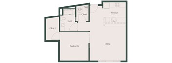 A5 Floor Plan at Cru at Willows, Redmond