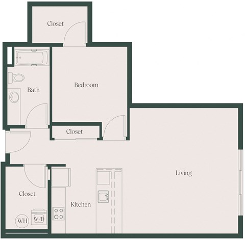 A6 Floor Plan at Cru at Willows, Washington