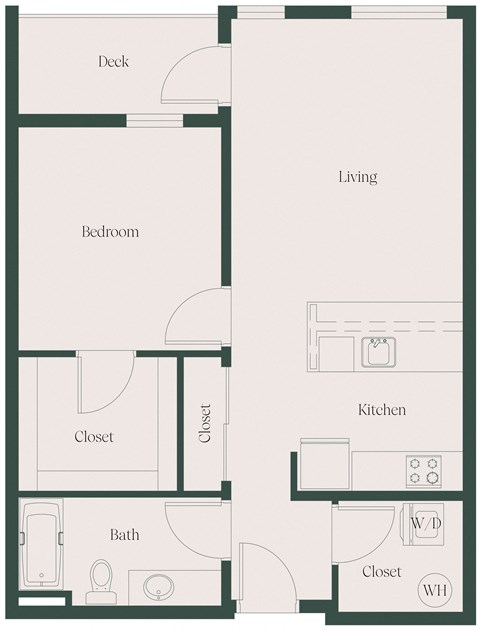 B1 Floor Plan at Cru at Willows, Redmond, WA