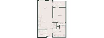 B1A Floor Plan at Cru at Willows, Redmond, 98052