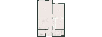 B2 Floor Plan at Cru at Willows, Redmond Washington