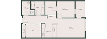 B6 Floor Plan at Cru at Willows, Redmond, WA 98052