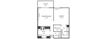 1 bed 1 bath at Bellamy Park Apartments , Washington