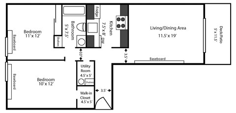 2 bed 1 bath at Bellamy Park Apartments , Washington 98498
