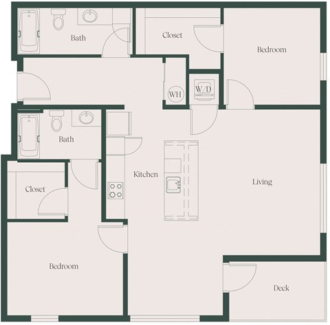 Two Bedroom ARCH Apartments for Rent near Kirkland WA