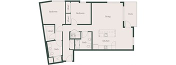 C4 Floor Plan at Cru at Willows, Redmond, WA 