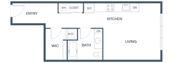 A3 Floor Plan at Baldwyn, Washington, 98125