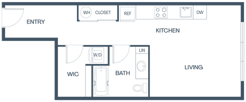 A3 Floor Plan at Baldwyn, Washington, 98125