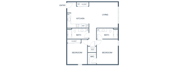 C5 Floor Plan at Baldwyn, Washington