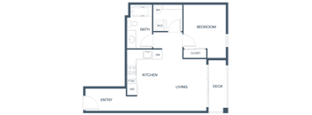 B6 Floor Plan at Baldwyn, Washington, 98125