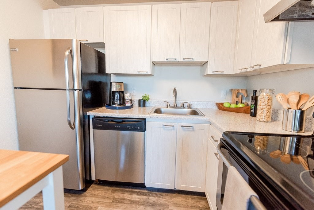 kitchen at ReVive Apartments, Washington
