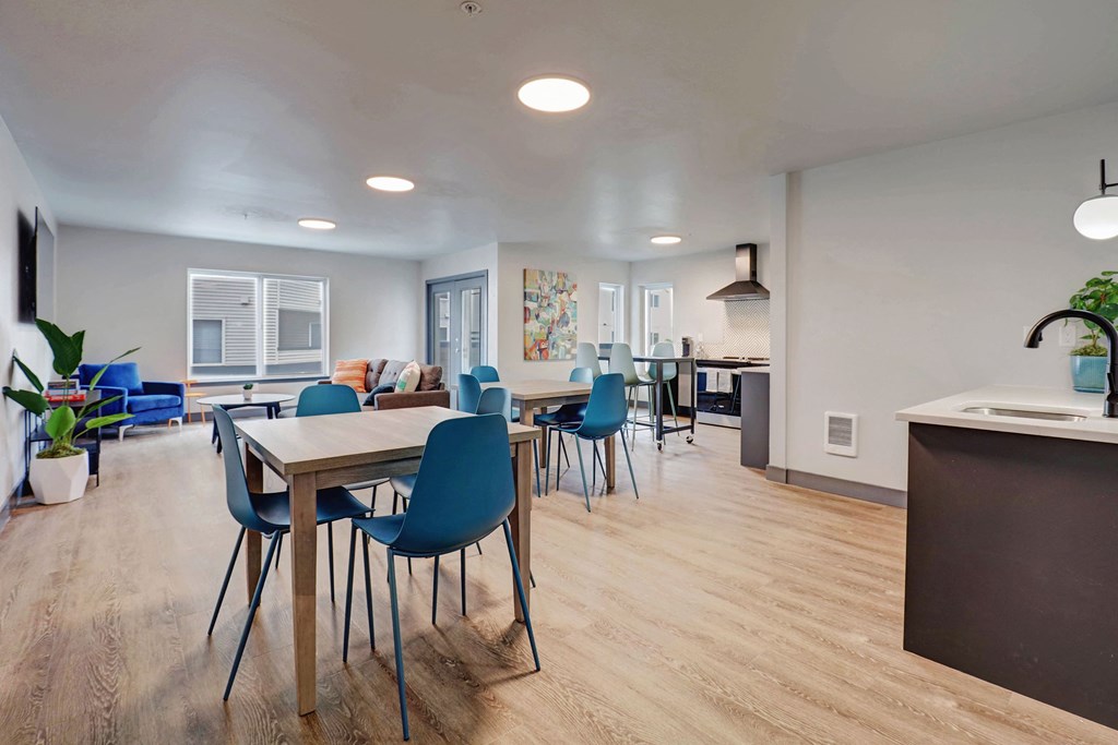 Northgate - Row on Third - Co-living Amenity Kitchen