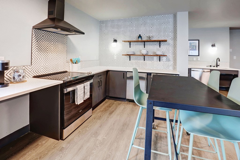 Northgate - Row on Third - Co-living Amenity Kitchen
