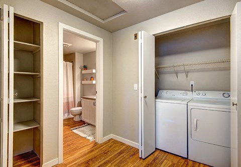 Everett Apartments-  The Lynx Full Size Washer Dryer at The Lynx Apartments, Washington, 98204