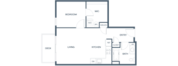 B2 Floor Plan at Baldwyn, Seattle