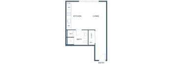 A4 Floor Plan at Baldwyn, Seattle