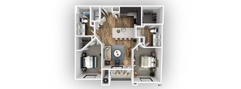 0 for the 1 bedroom deluxe floor plan floor plan 343 sq ft