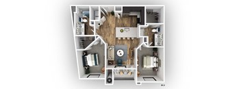 0 for the 1 bedroom deluxe floor plan floor plan  208 sq ft