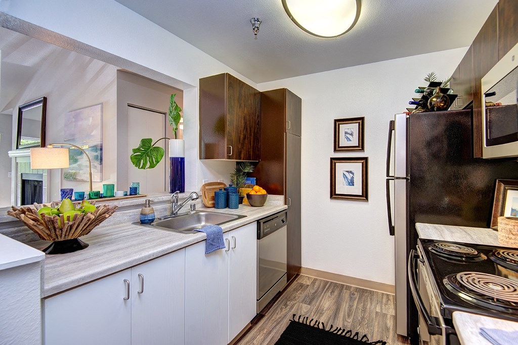 Kent Apartments- Signature Pointe Apartments- kitchen