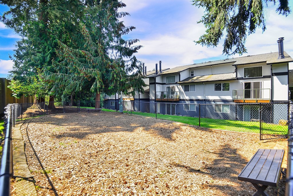 our apartments offer a dog park with a kennel