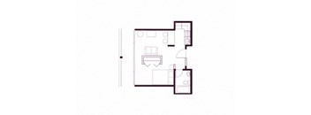 Studio 1 bath at Cosmopolitan, Seattle, WA, 98105