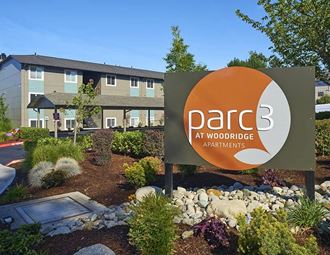 Bellevue Apartments- Parc3 Apartments- signage - Photo Gallery