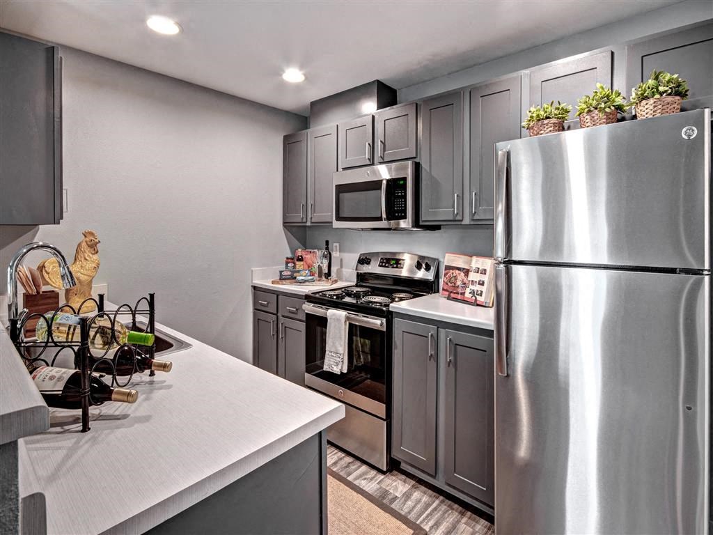 Kitchen at Deer Creek Apartments, Puyallup, WA, 98373