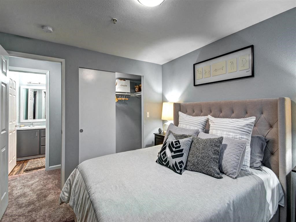 Puyallup Apartments- Deer Creek Apartments- bedroom area at Deer Creek Apartments, Puyallup