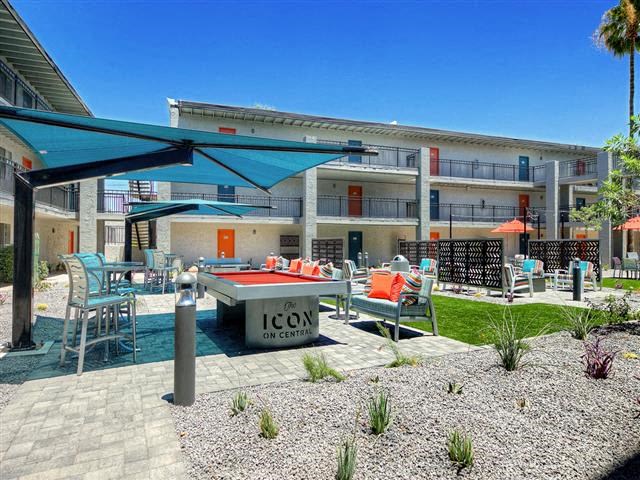 Pheonix Apartments- Icon on Central- outdoor rec area