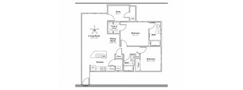 2 Bed - 2 Bath L
