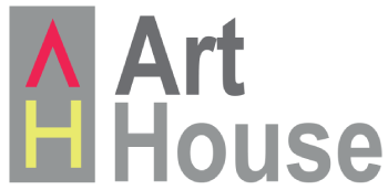 The image shows a logo with the letters A, H, and House.