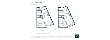 One Bedroom One Bathroom Floor Plan