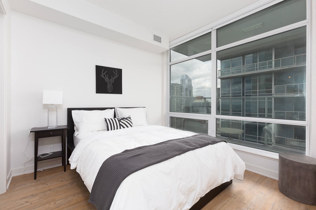 Furnished 1 Bed Floor Plan - A Plan