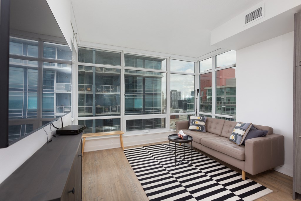 Furnished 1 Bed Floor Plan - A Plan