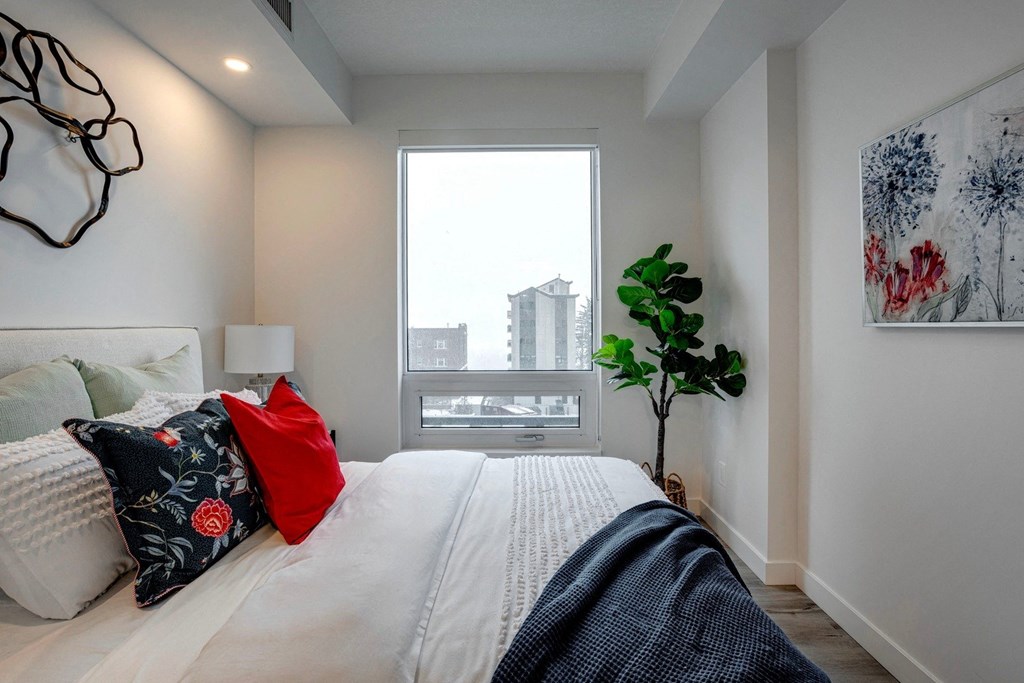 Gorgeous Bedroom at Citizen on Jasper, Alberta