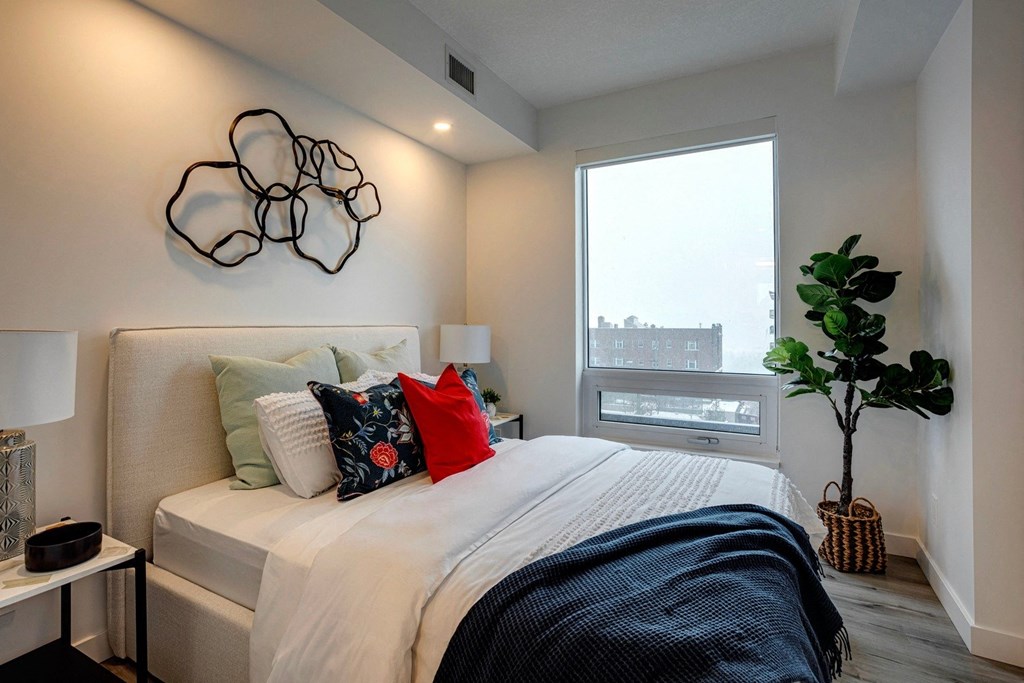 Private Master Bedroom at Citizen on Jasper, Edmonton, T5K 0M5