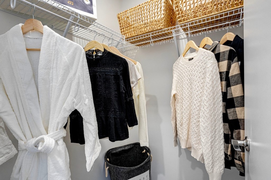 Spacious Closet at Citizen on Jasper, Edmonton, AB