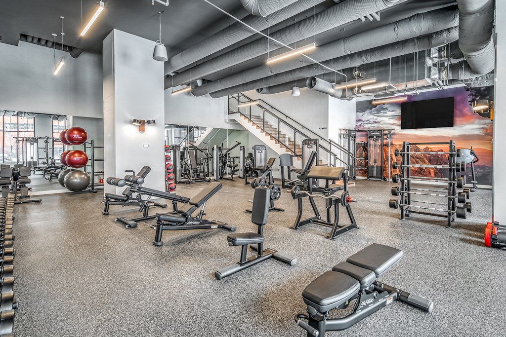 Two Level Fitness Center at BLVD Beltline, Calgary, Alberta
